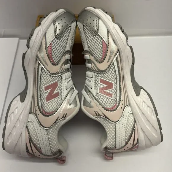 New Balance Kids 530 Bungee Sneakers Pink/Silver/White Size 1.5 New PZ530EC - Picture 5 of 8